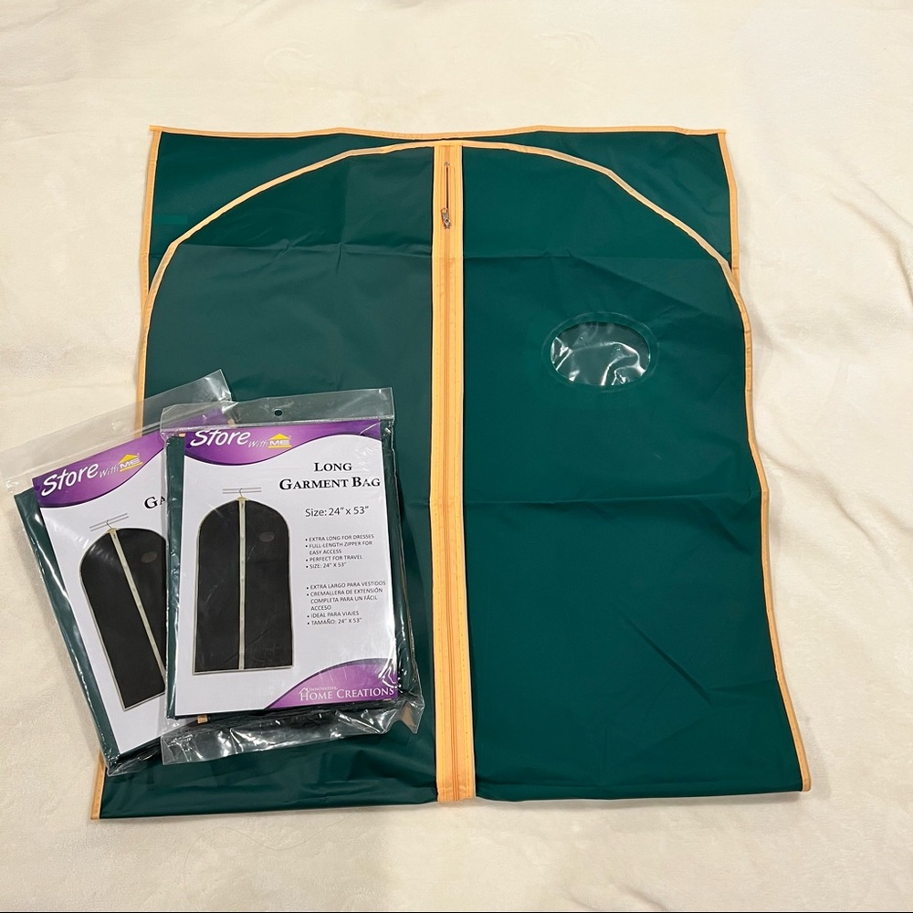NWT - 2 Store With Me Long Garment Bags